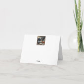 Red Fox Christmas Karte (Rückseite)