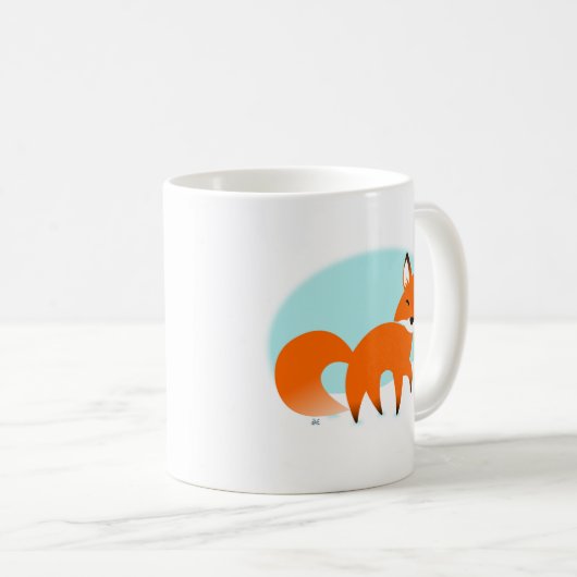 Red Fox Coffee Tasse (VorderseiteRechts)