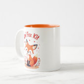 Red Fox: Der Master der Anpassung Zweifarbige Tasse (Vorderseite Links)