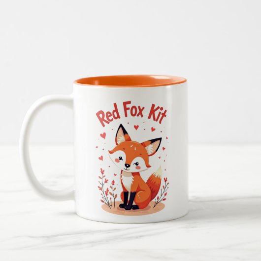 Red Fox: Der Master der Anpassung Zweifarbige Tasse (Links)