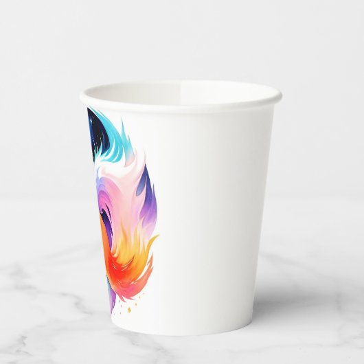 Red Fox Dreams Geburtstag Pappbecher (Links)