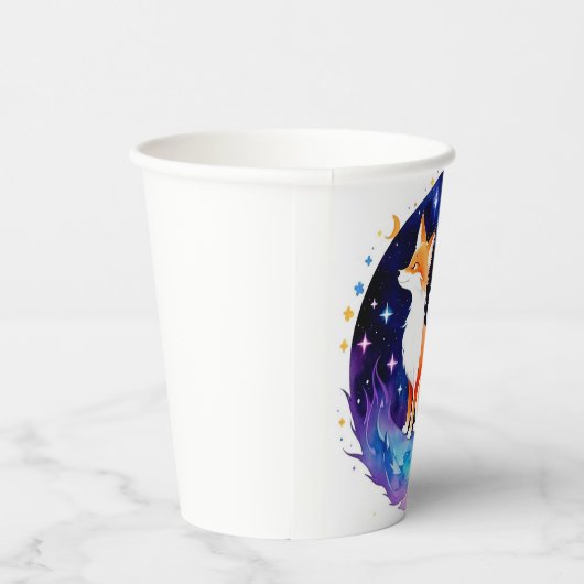 Red Fox Dreams Geburtstag Pappbecher (Rechts)