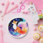 Red Fox Dreams Geburtstag Pappteller (Party)