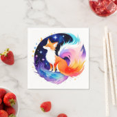 Red Fox Dreams Geburtstag Serviette (Beispiel)
