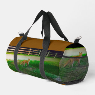 Red Fox Duffel Bag Duffle Bag