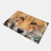Red Fox Face - Augen Fußmatte (Schrägansicht)
