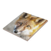 Red Fox Face, Nah-up Fliese (Seite)