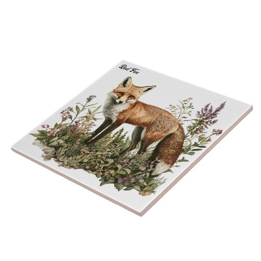 Red Fox Fliese (Seite)