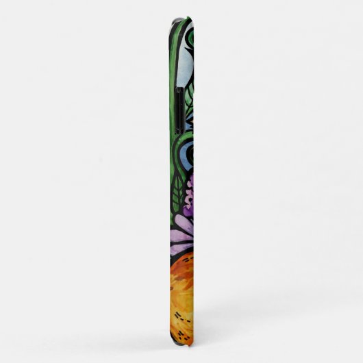 Red Fox Floral Nature Art Case-Mate iPhone Hülle (Hinten/Rechts)