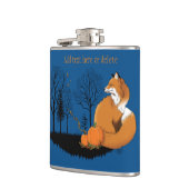 Red Fox Forest Pumpkin Flachmann (Links)