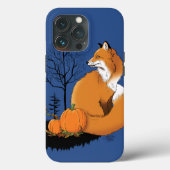 Red Fox Forest Pumpkins Case-Mate iPhone Hülle (Rückseite)