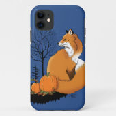 Red Fox Forest Pumpkins Case-Mate iPhone Hülle (Rückseite)
