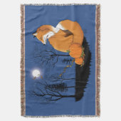 Red Fox Forest Pumpkins Decke (Vorderseite Vertikal)