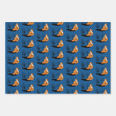 Red Fox Forest Pumpkins Geschenkpapier Set (Vorderseite 3)