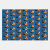 Red Fox Forest Pumpkins Geschenkpapier Set (Vorderseite 2)