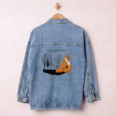 Red Fox Forest Pumpkins Jeansjacke (Hangar)