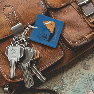 Red Fox Forest Pumpkins Schlüsselanhänger