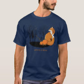 Red Fox Forest Pumpkins T-Shirt (Vorderseite)