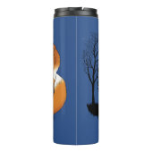 Red Fox Forest Pumpkins Thermosbecher (Rückseite)