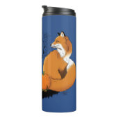 Red Fox Forest Pumpkins Thermosbecher (Nach rechts gedreht)