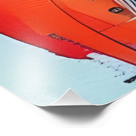 Red Fox Fotodruck (Ecke)