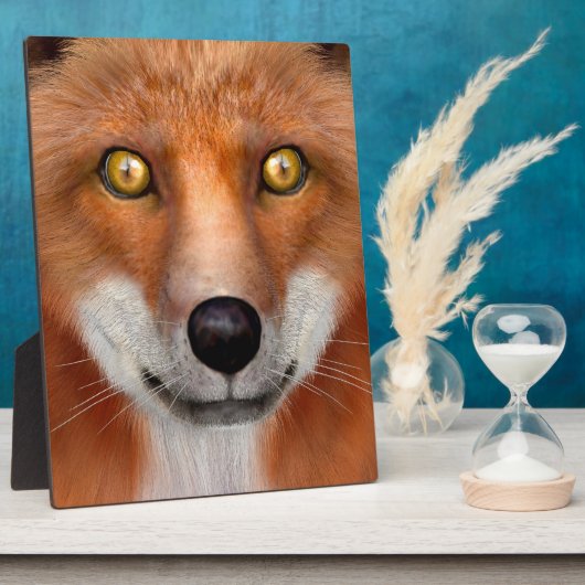 Red Fox Fotoplatte (Seite)