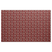 Red Fox Frenzy Fabric (Burgund) Stoff (Fat Quarter (45,7 x 55,9 cm))