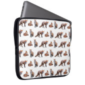 Red Fox Frenzy Laptop Sleeve (Vorne Rechts)