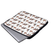 Red Fox Frenzy Laptop Sleeve (Vorne Knopf)