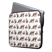 Red Fox Frenzy Laptop Sleeve (Vorderseite Links)