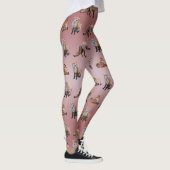 Red Fox Frenzy Leggings (Dusty Pink Mix) (Rechts)
