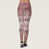Red Fox Frenzy Leggings (Dusty Pink Mix) (Rückseite)