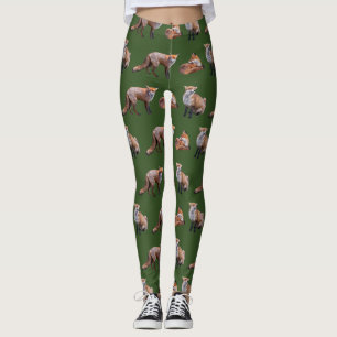 Red Fox Frenzy Leggings (grün)
