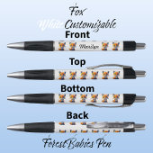 Red Fox, Fun Wildlife Animal Office liefert Weiß Kugelschreiber