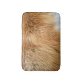 Red Fox Fur Muster Tile Badematte (Vorderseite Vertikal)