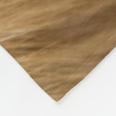 Red Fox Fur Muster Tile Fleecedecke (Ecke)