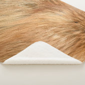 Red Fox Fur Muster Tile Sherpadecke (3/4)