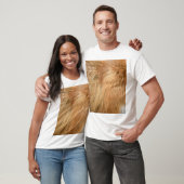 Red Fox Fur Muster Tile T-Shirt (Unisex)