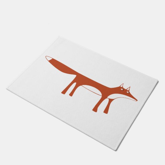 Red Fox Fußmatte (Schrägansicht)