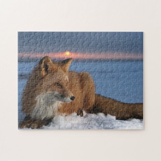 Red Fox Game Puzzle (Horizontal)