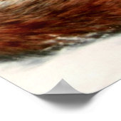 RED FOX Gemälde von DiDi Poster (Ecke)