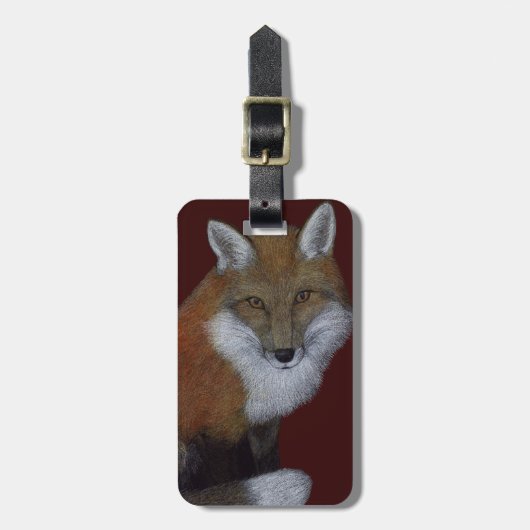 Red Fox Gepäckanhänger (Vorderseite vertikal)