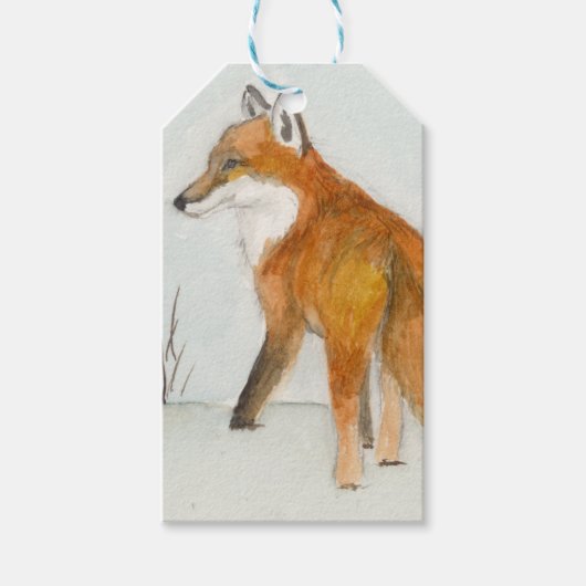 Red Fox Geschenkanhänger (Vorderseite)