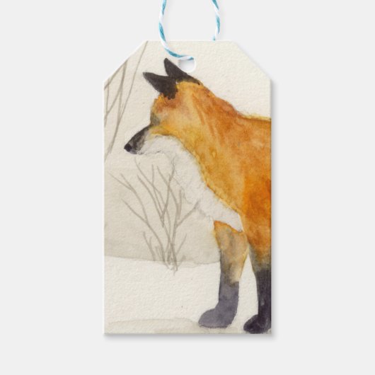 Red Fox Geschenkanhänger (Vorderseite)