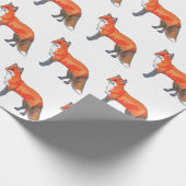 Red Fox Geschenkpapier (Ecke)
