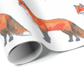 Red Fox Geschenkpapier (Rolleneckpunkt)