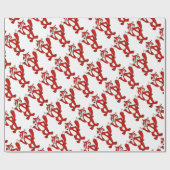 Red Fox Geschenkpapier (Flach)