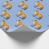 Red Fox Geschenkpapier (Ecke)