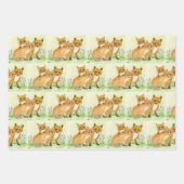 Red Fox Geschenkpapier Set (Vorderseite 3)