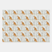 Red Fox Geschenkpapier Set (Vorderseite 2)